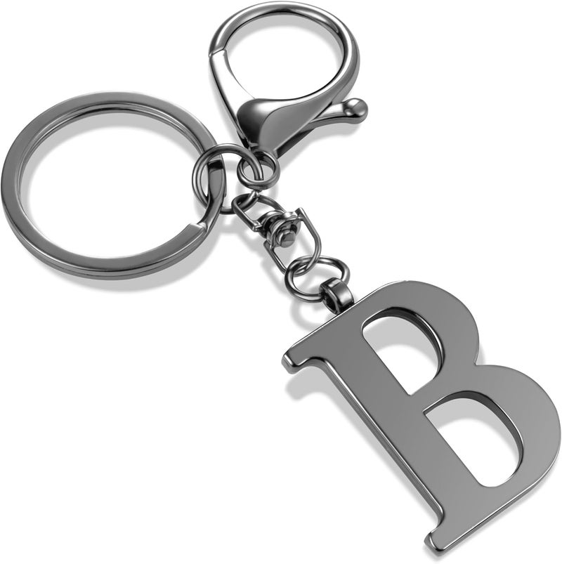 LAXPICOL Gold Letter A-Z Keychain for Women Bag Charms Purse Charms For Handbags Metal Alphabet Initial Letter Keychain - Image 1